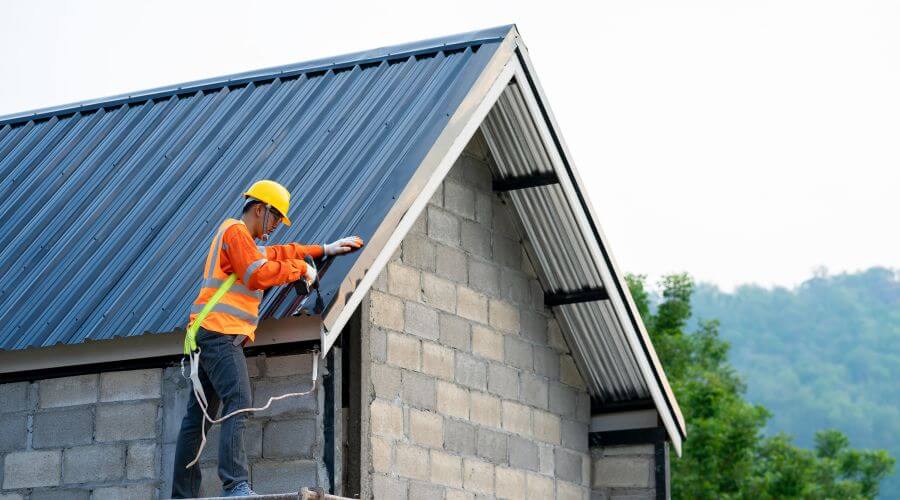 Professional metal roof installation in Green Lane, PA